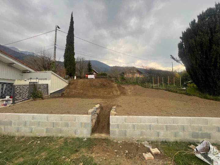 Mur de soutènement design Thonon les Bains