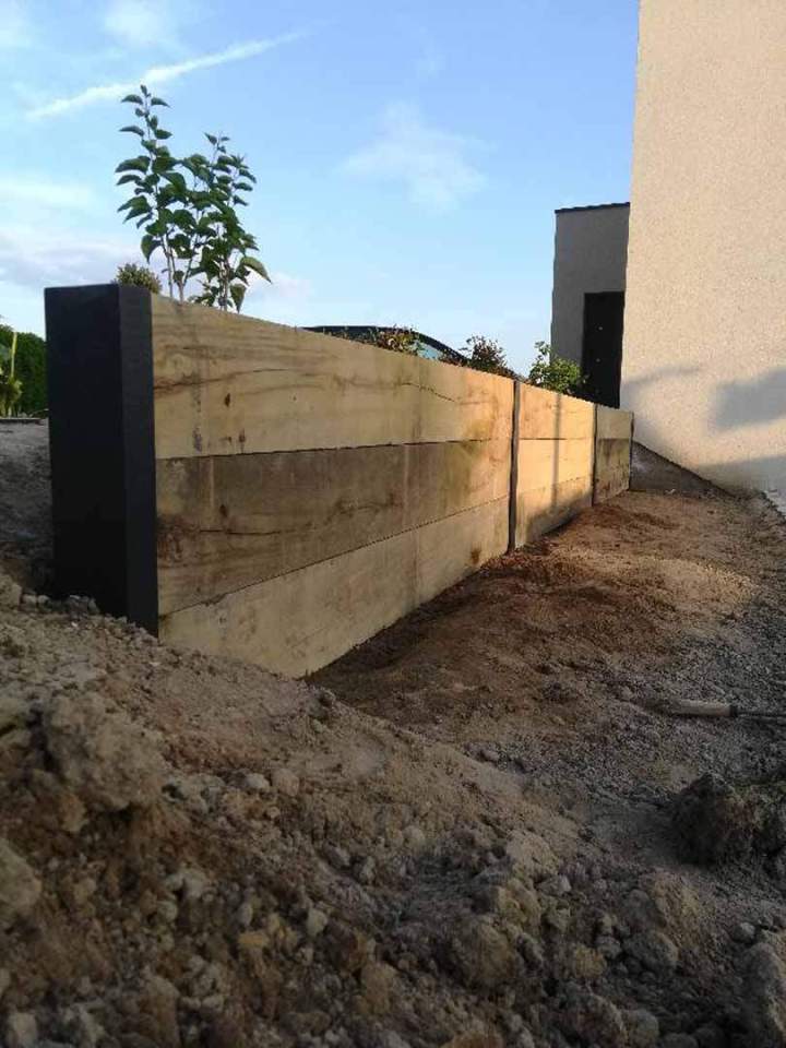 Mur de soutènement en béton Thonon les Bains