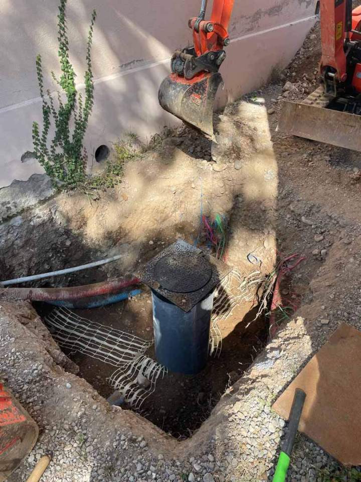 Réalisation assainissement Thonon les Bains