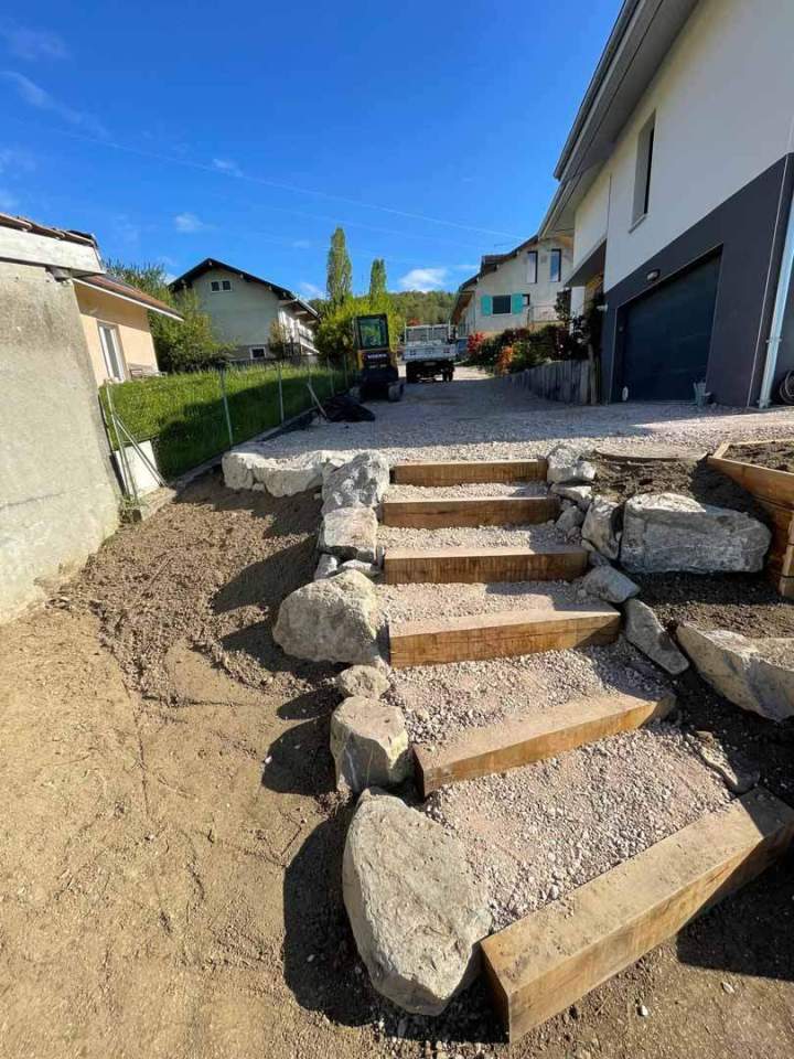 Rénovation mur de soutènement Thonon les Bains