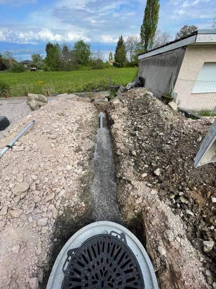 Travaux assainissement écologique Thonon les Bains